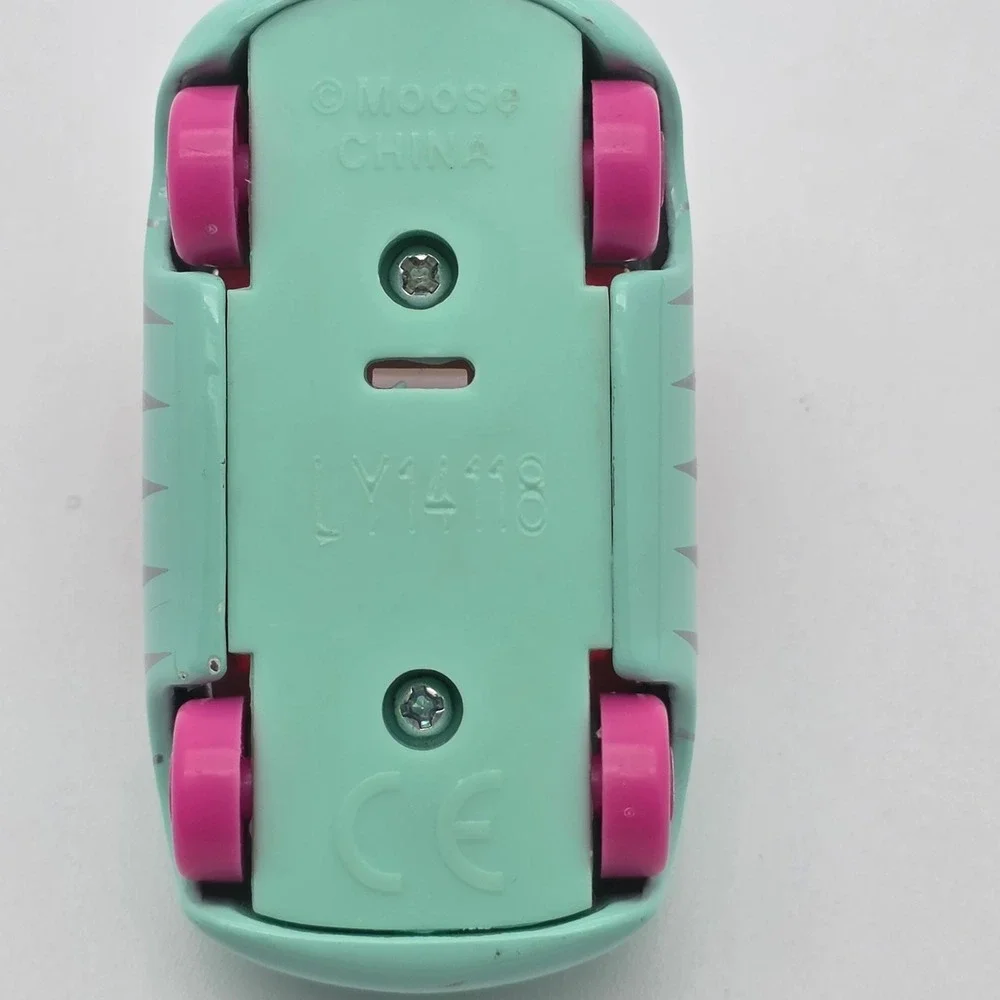 Shopkins Cutie Cars Cat Convertible Mint Green Pink‎ Die-Cast Retro Toy Vehicle